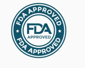 Facility registration emblem referencing FDA manufacturing compliance