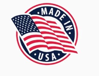Quality seal showing product manufactured in the United States
